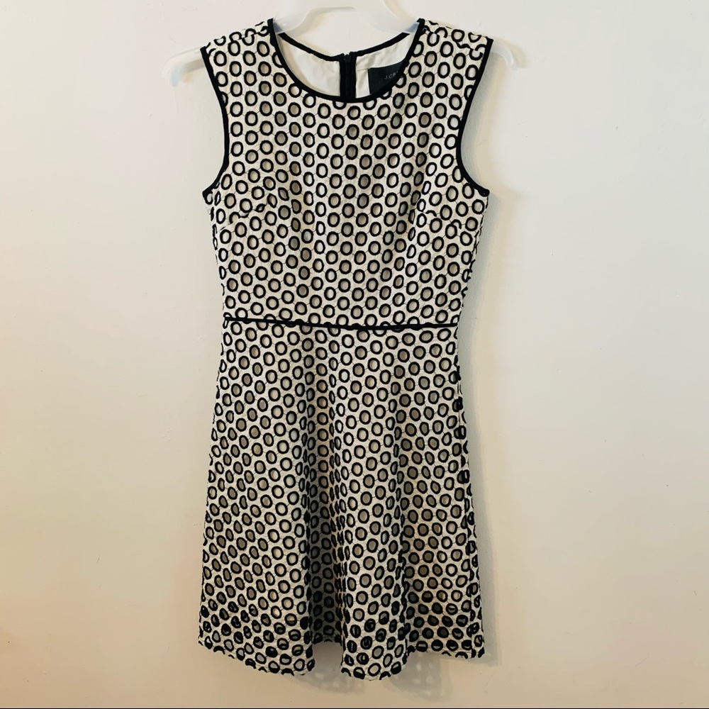 J Crew Fit And Flare Midi Dress Size 2